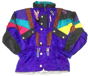 Purple Multi Color Block Parka by Salomon