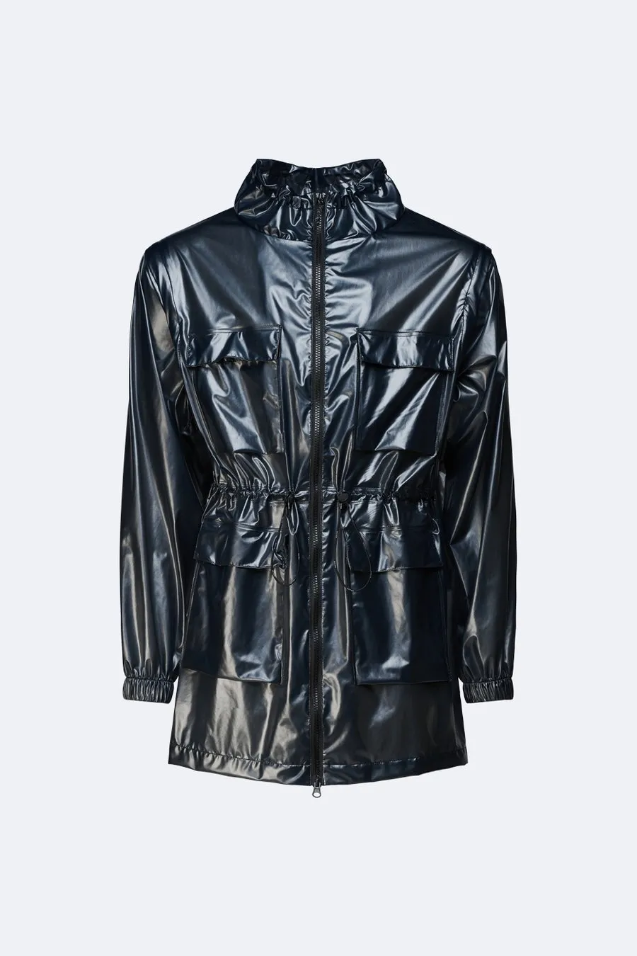 Rains - UltraLight Zip Off Parka - Shadow Black
