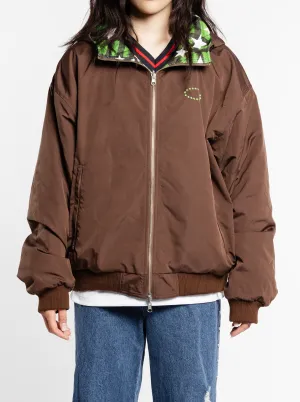 Reversible Nylon Check Parka