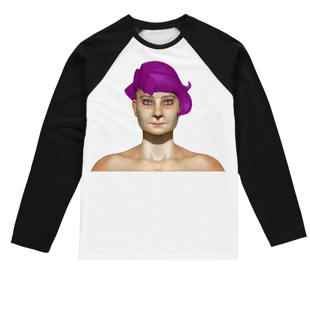 sarlotta Sublimation Baseball Long Sleeve T-Shirt