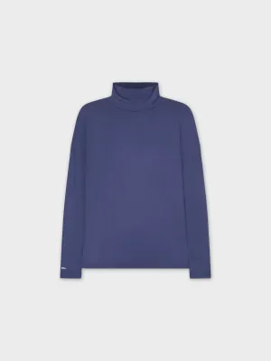 SWING TURTLENECK-NAVY