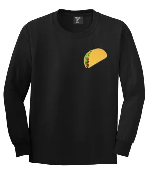 Taco Meme Chest Long Sleeve T-Shirt