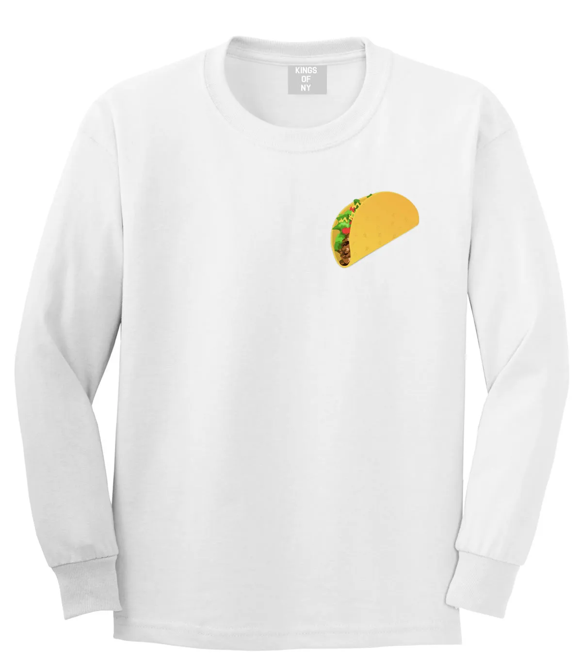 Taco Meme Chest Long Sleeve T-Shirt