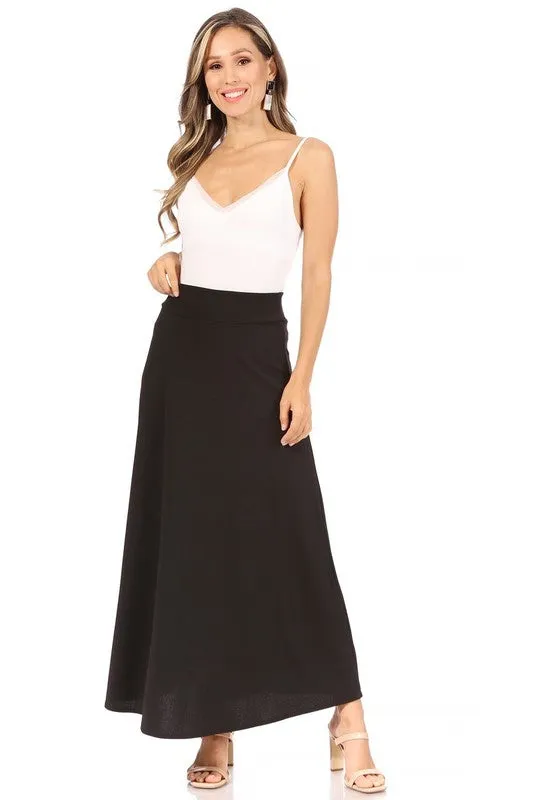 The Renee High Waisted Maxi Skirt