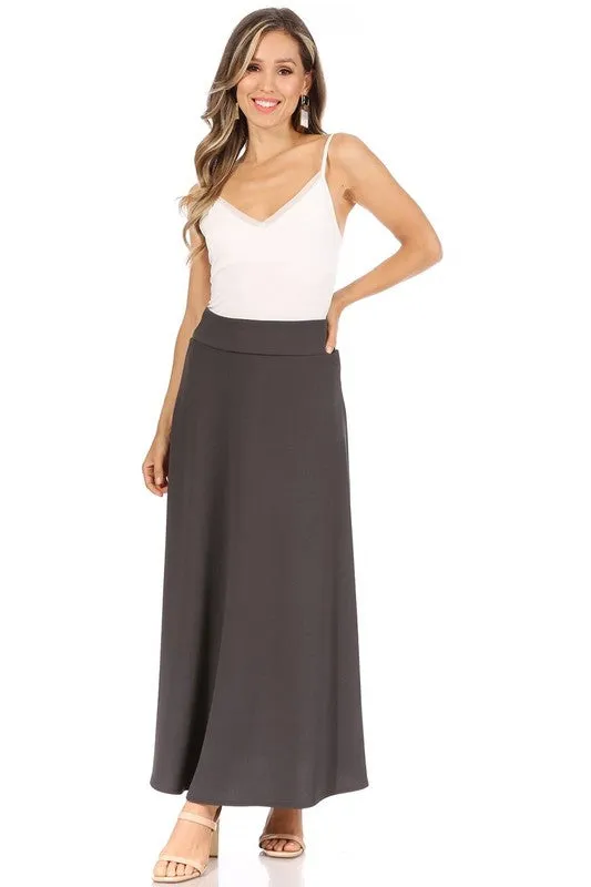 The Renee High Waisted Maxi Skirt