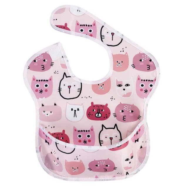 Unisex Waterproof Stain and Odor Resistant Feeding Baby Bibs