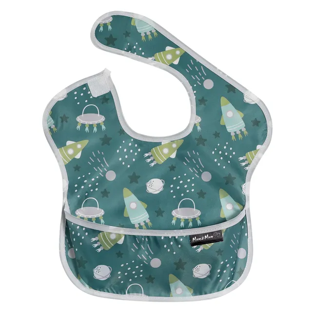Unisex Waterproof Stain and Odor Resistant Feeding Baby Bibs