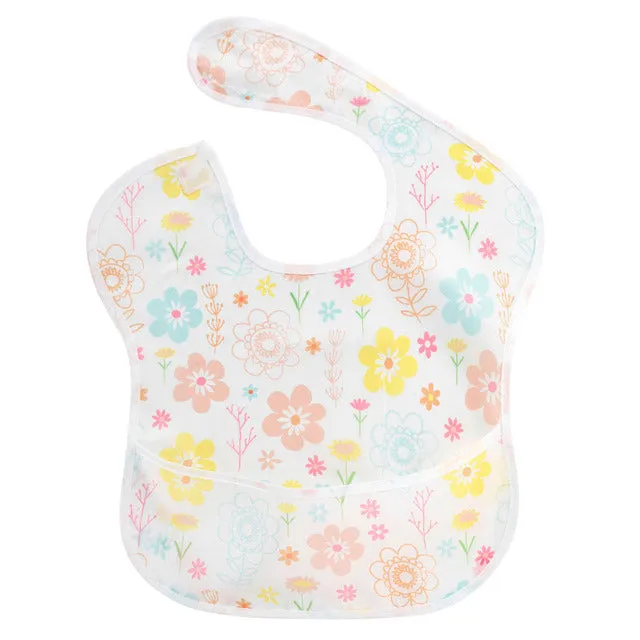 Unisex Waterproof Stain and Odor Resistant Feeding Baby Bibs