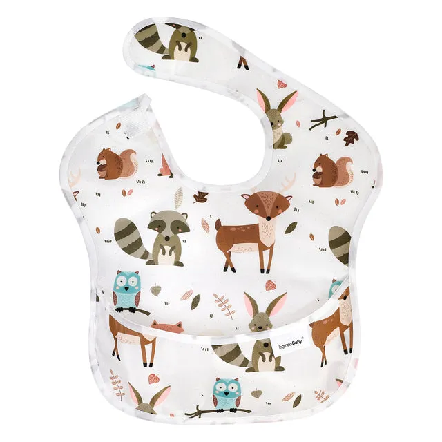 Unisex Waterproof Stain and Odor Resistant Feeding Baby Bibs
