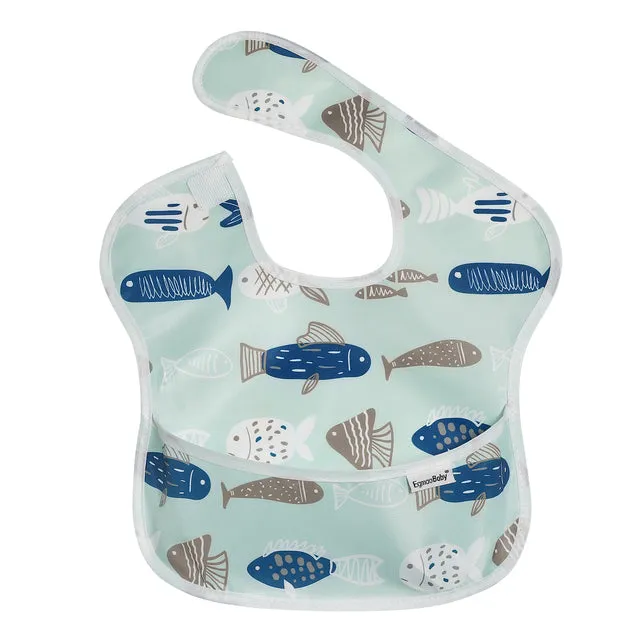 Unisex Waterproof Stain and Odor Resistant Feeding Baby Bibs