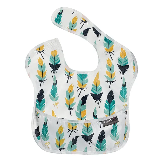 Unisex Waterproof Stain and Odor Resistant Feeding Baby Bibs