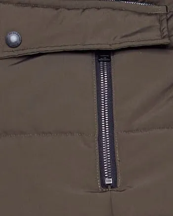 Vegan Down  Mid-Length Parka | Olive