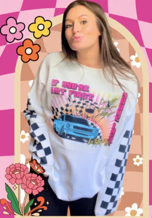 Vintage Inspired Racing Long Sleeve T-Shirt